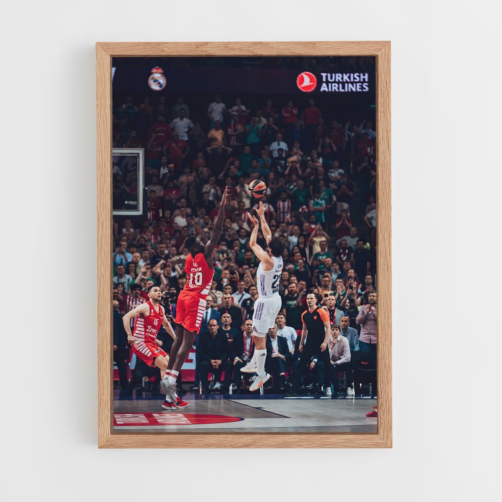 Poster Sergio llull – affiche Basketball (vue 4)